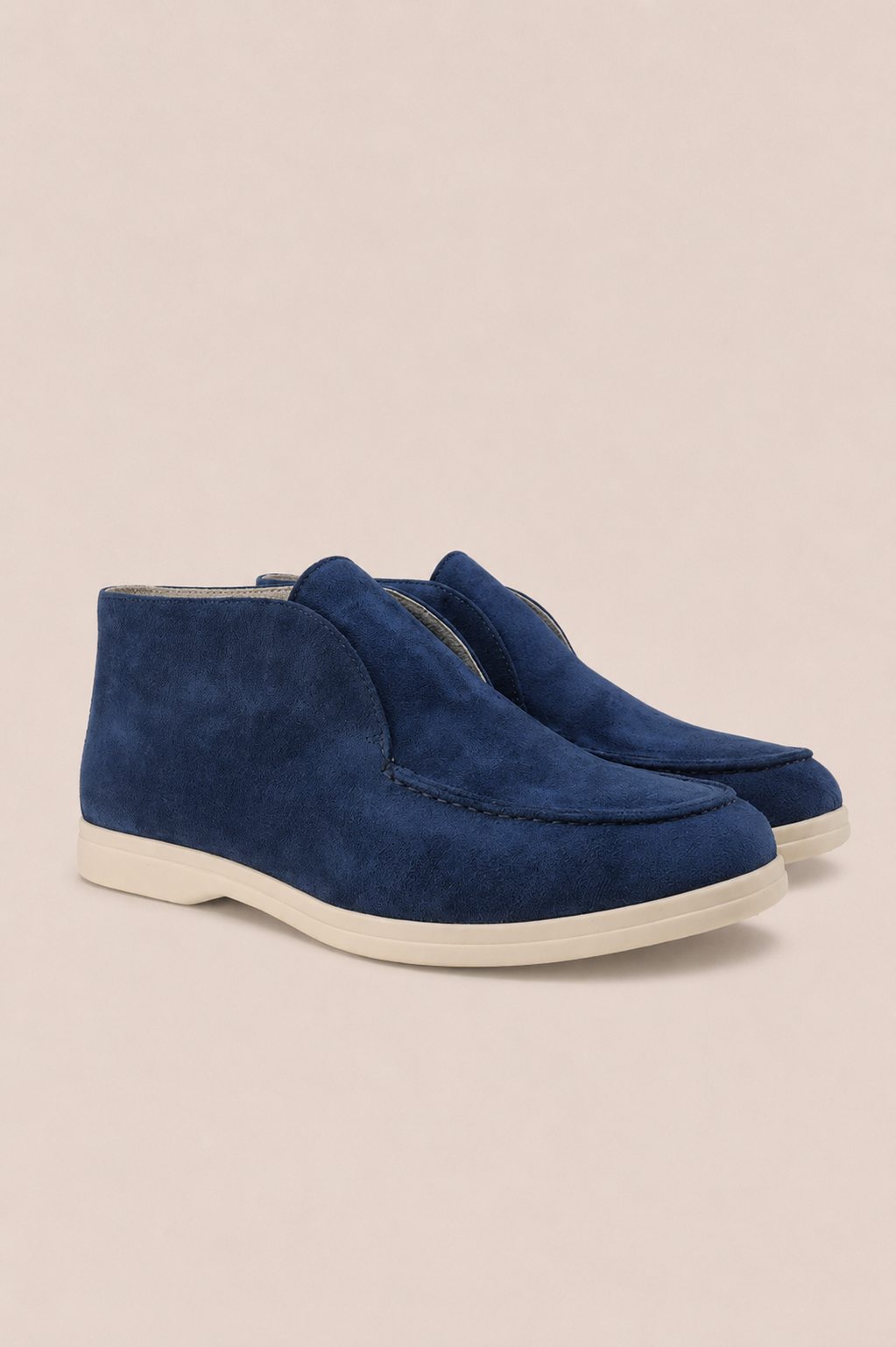 High Suede Loafers