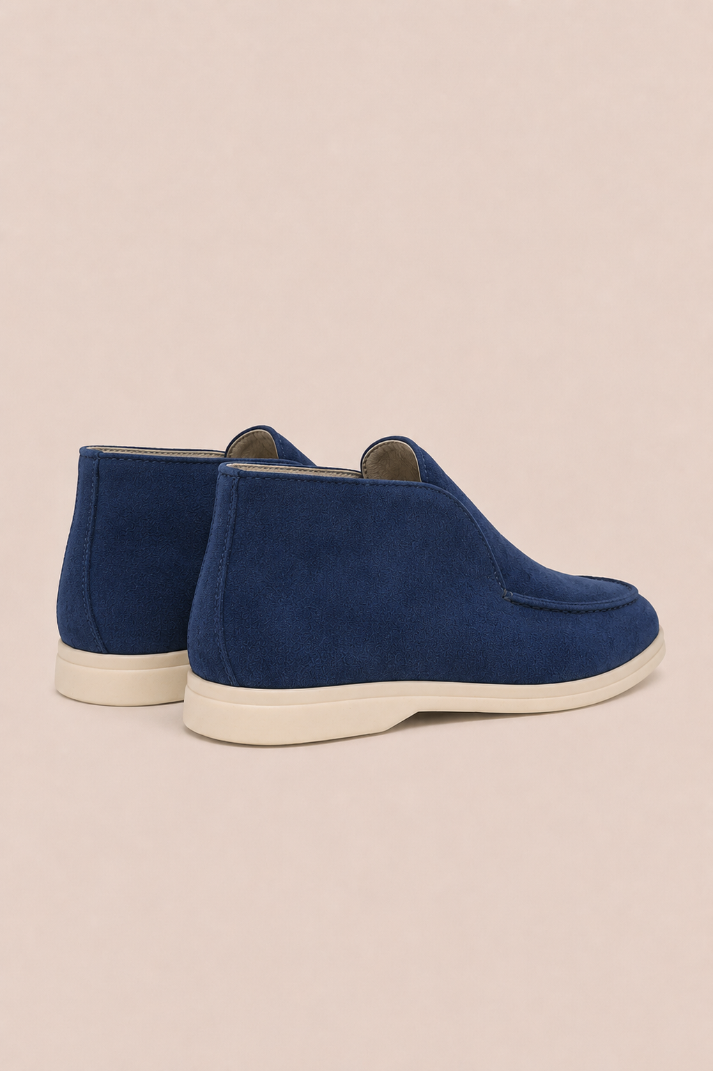 High Suede Loafers