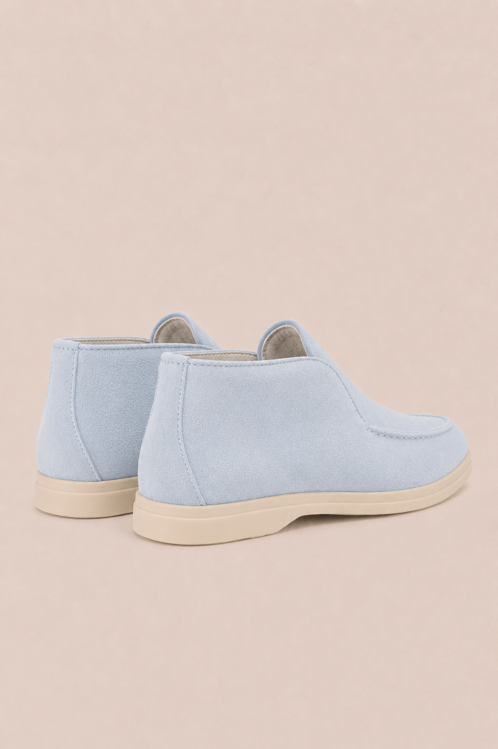 High Suede Loafers
