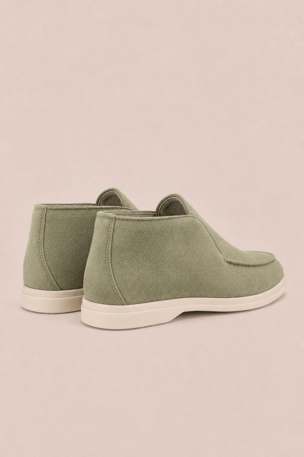High Suede Loafers