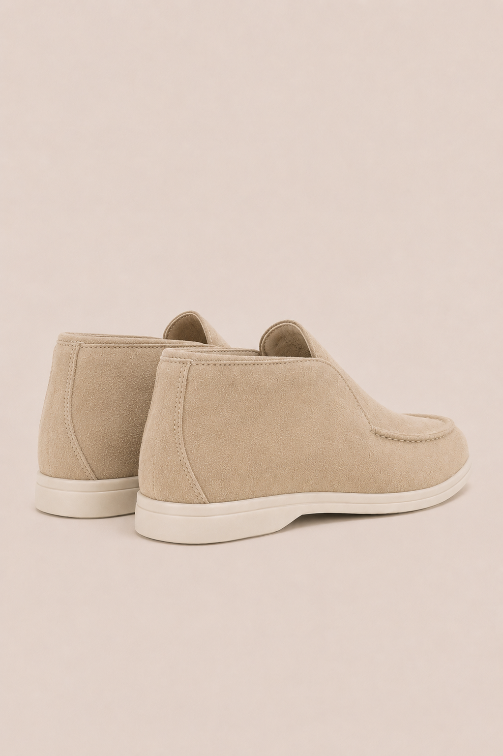 High Suede Loafers