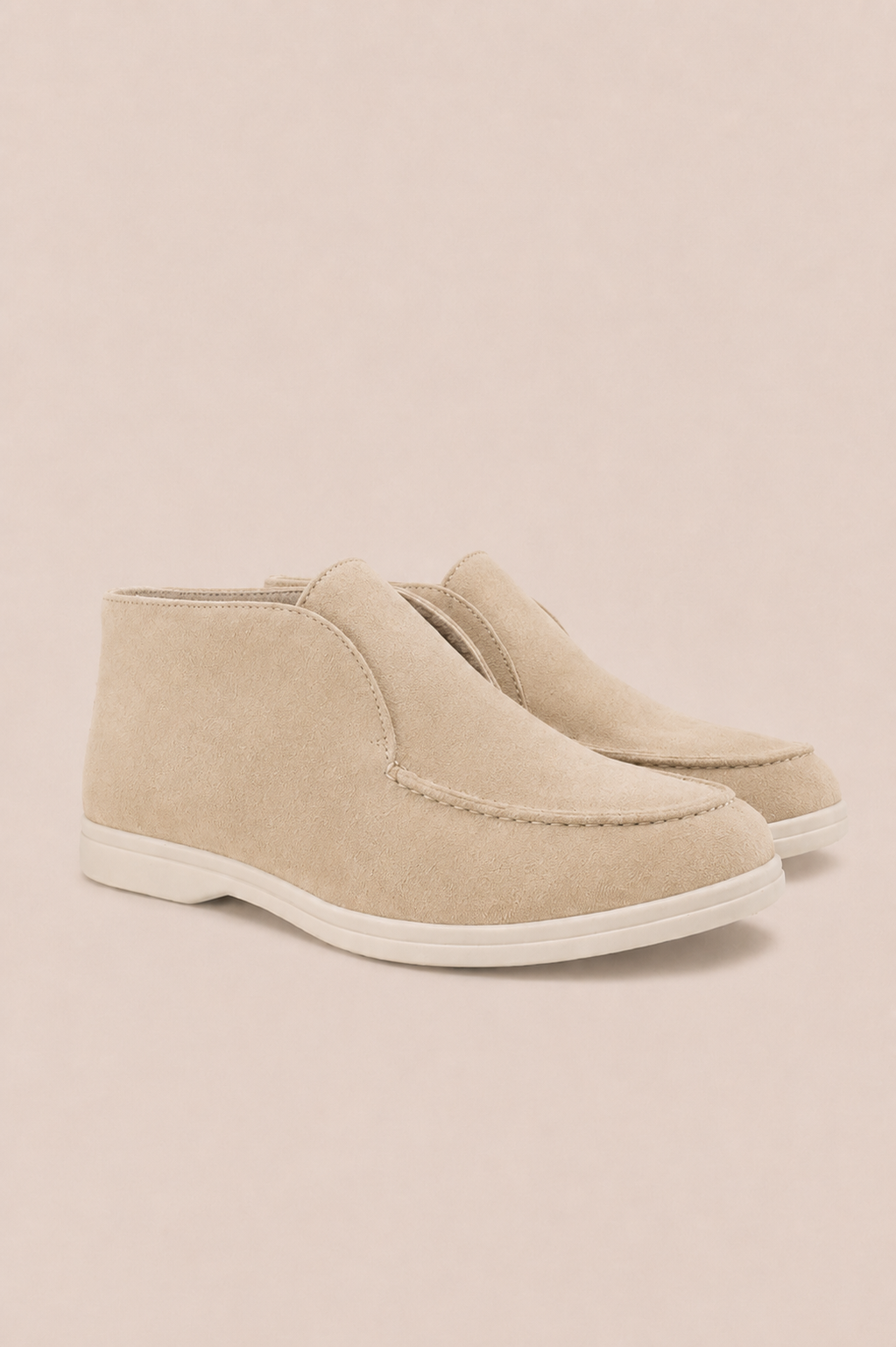 High Suede Loafers