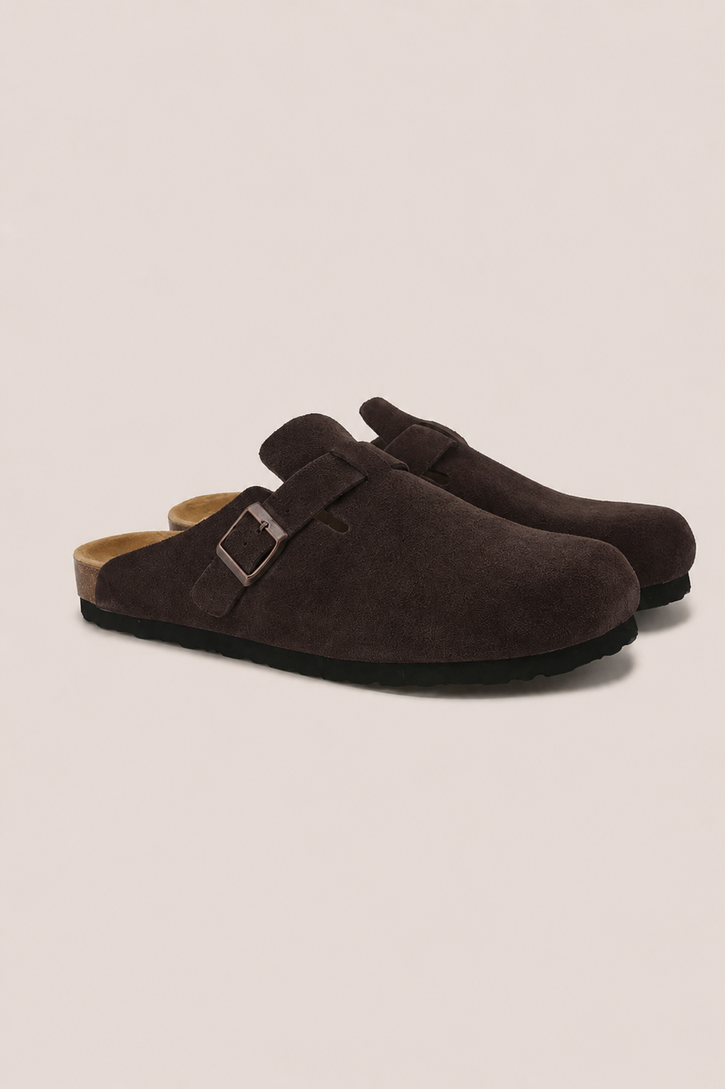 Suede Clogs