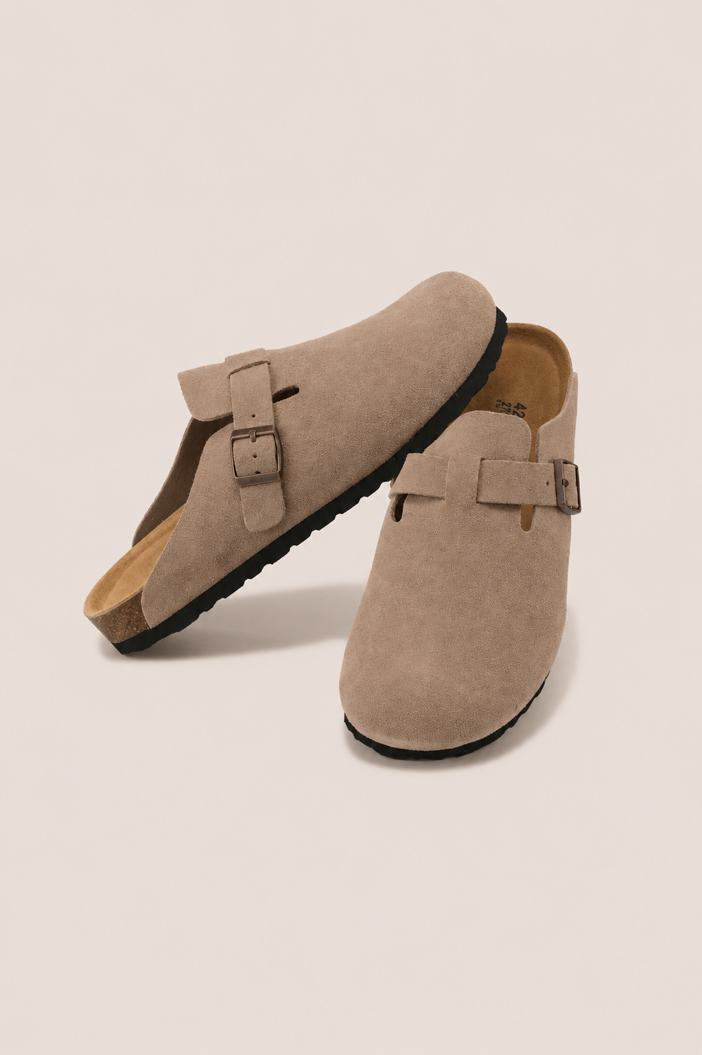 Suede Clogs