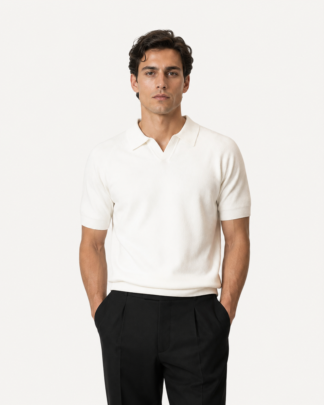 KNIT POLO