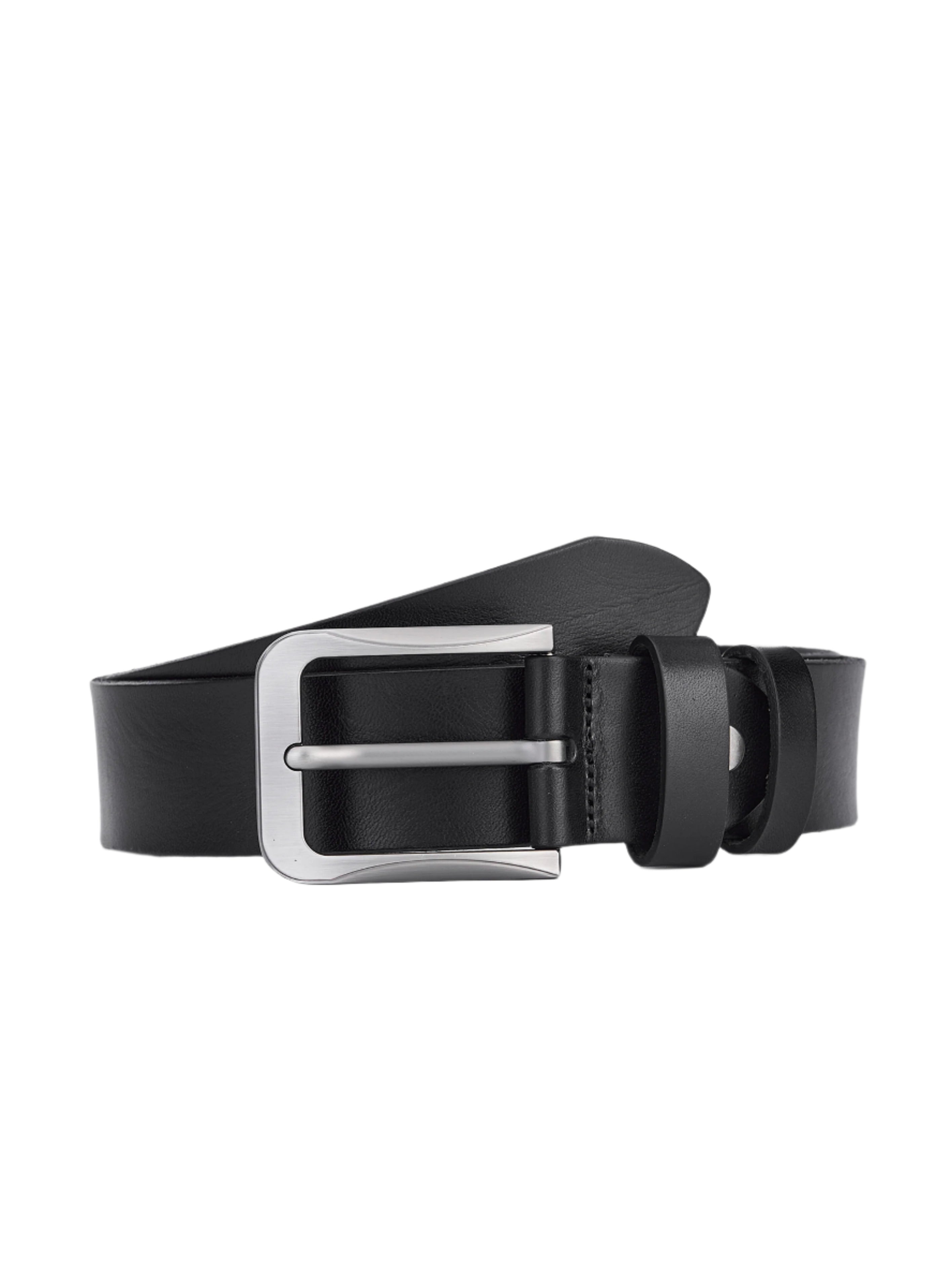 Hoogwaardige Rundleer Riem - Volledig Leer - Zwart - Duurzaam - Premium Lederen Broekriem - Luxe Riemen Heren - Vintage Patroon