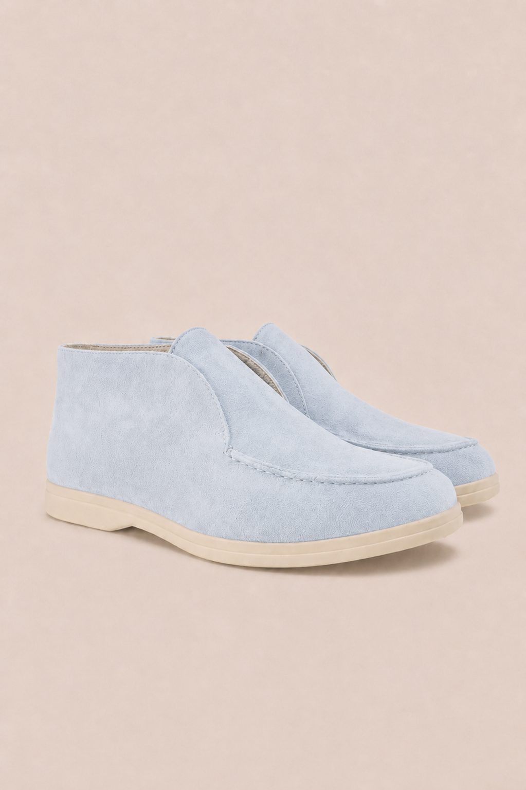 High Suede Loafers