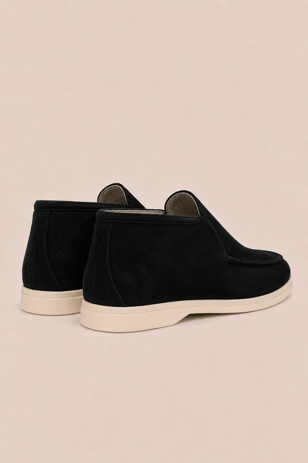 High Suede Loafers