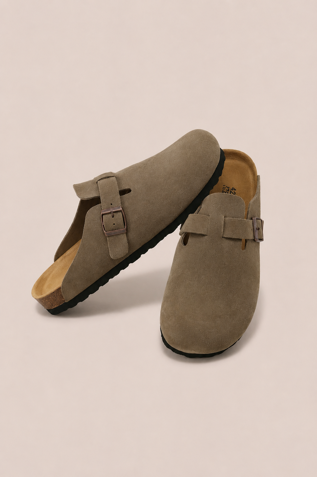 Suede Clogs