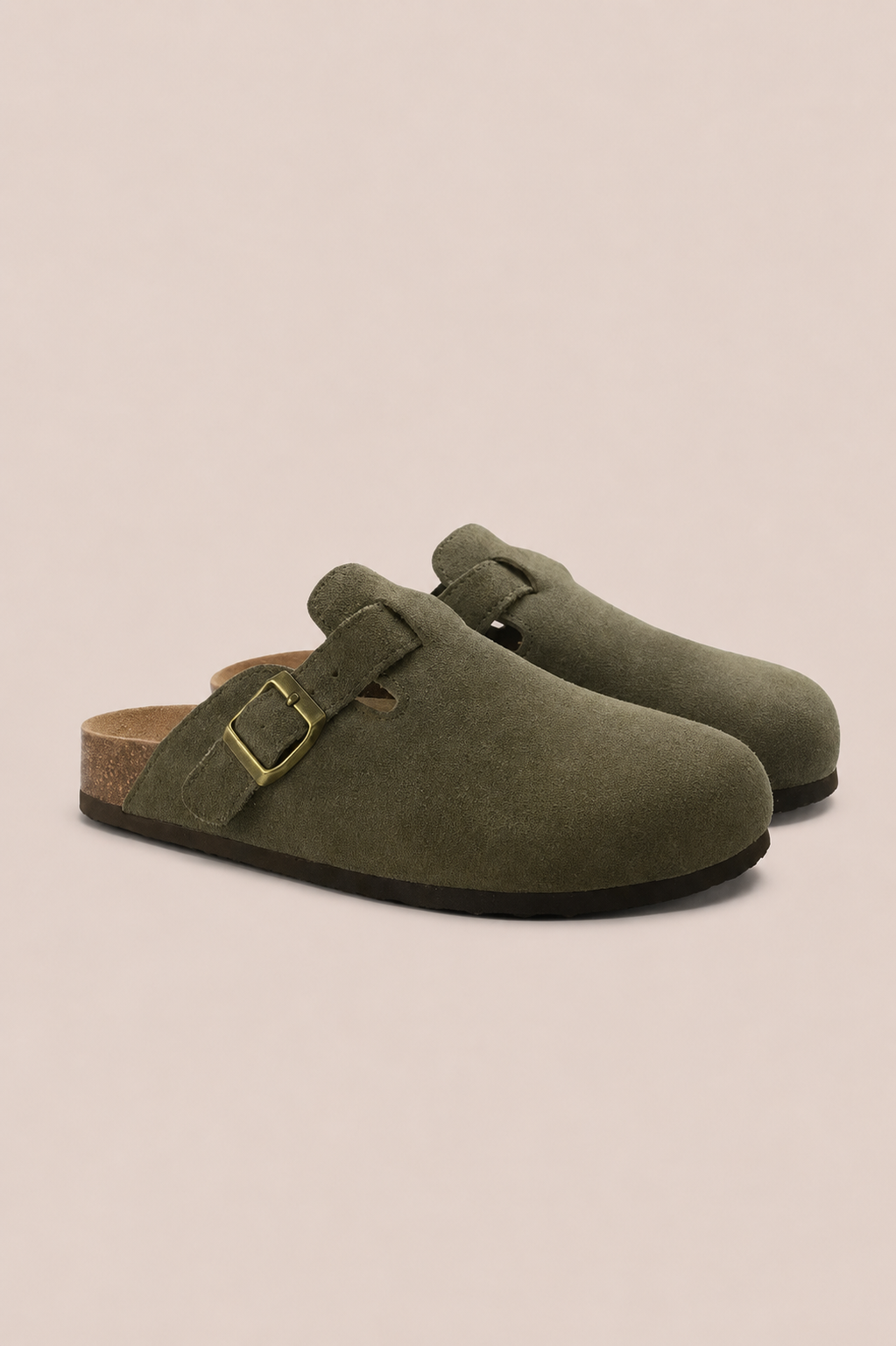 Suede Clogs