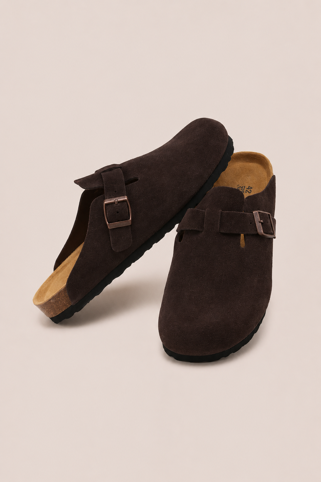 Suede Clogs