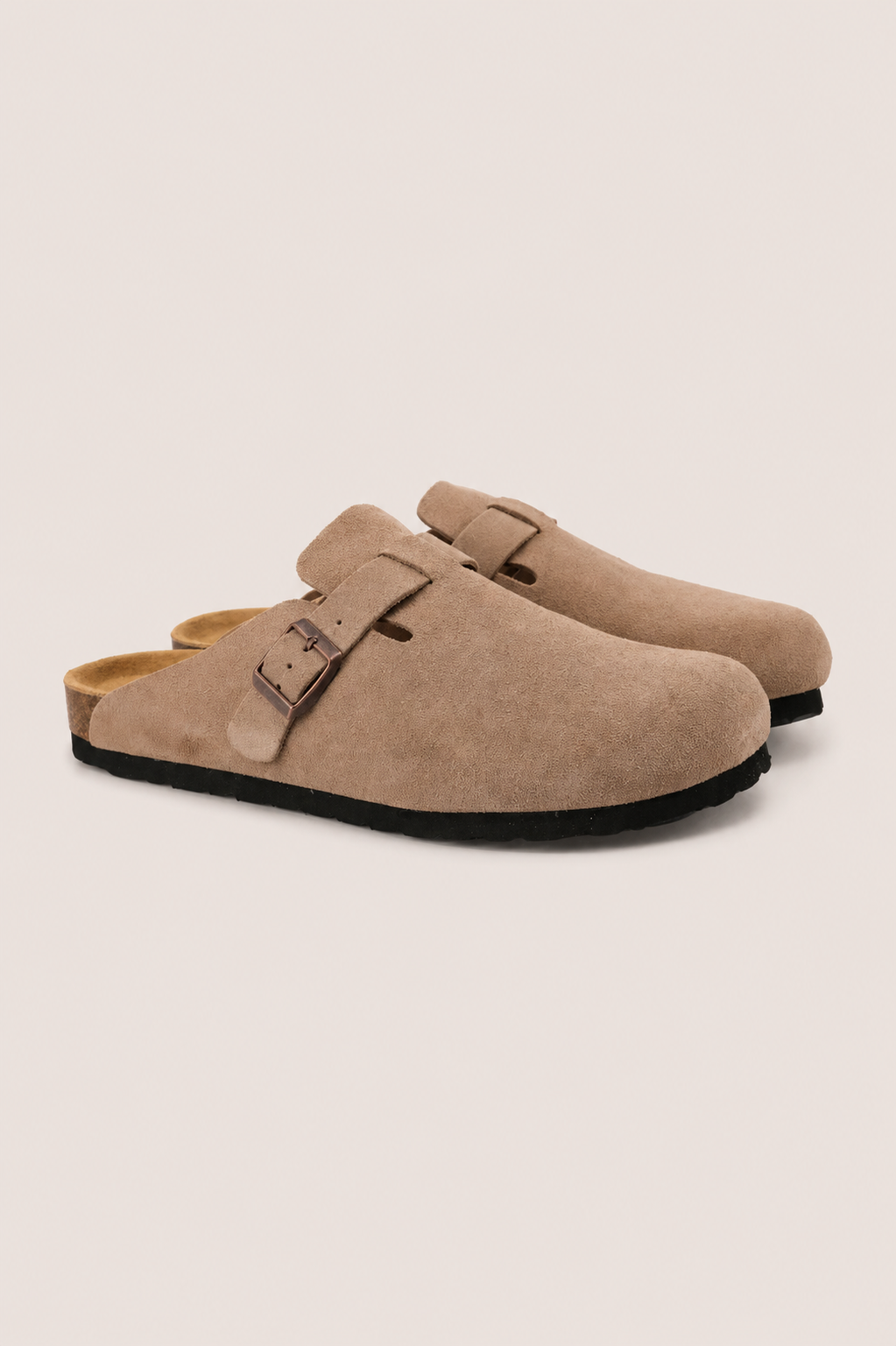 Suede Clogs